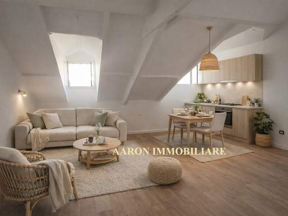 Sanremo, centralissimo, trilocale mansardato,  ristrutturato.