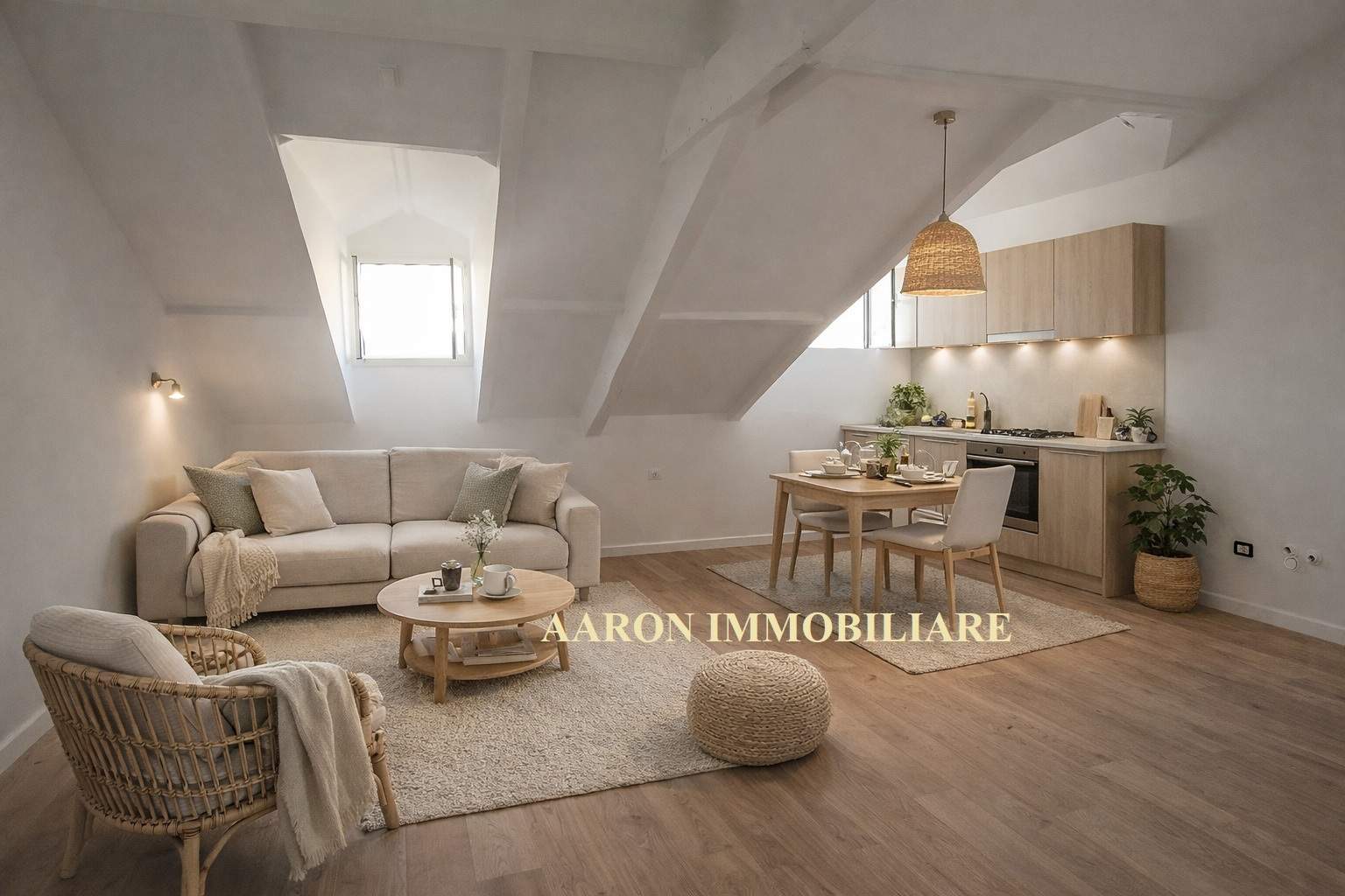 Sanremo, centralissimo, trilocale mansardato,  ristrutturato.